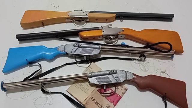 Игрушки СССР 70-80х. Детское ружье "двустволка"