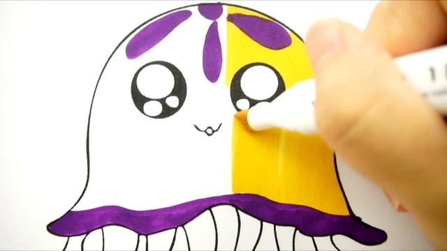 Рисование и раскраски для девочек! Рисуем Осьминожку !\\ Творчество для девочек!