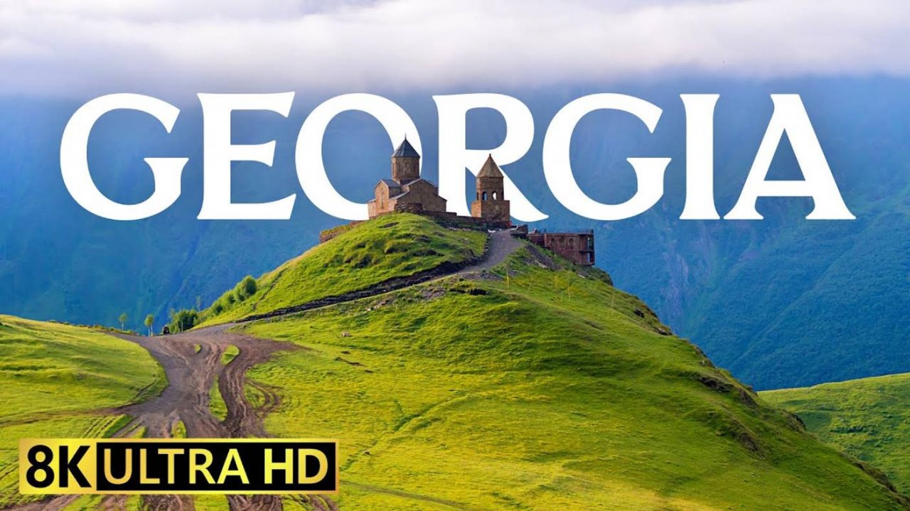 Грузия 8K Видео Ultra HD 120 FPS 8K Видео с дрона