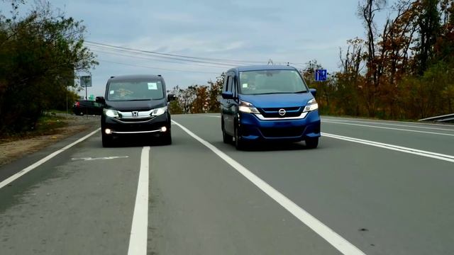 Honda Stepwgn vs Nissan Serena e-power Кто быстрее, Какой расход, Степвагон или Серена. Батарейка 2