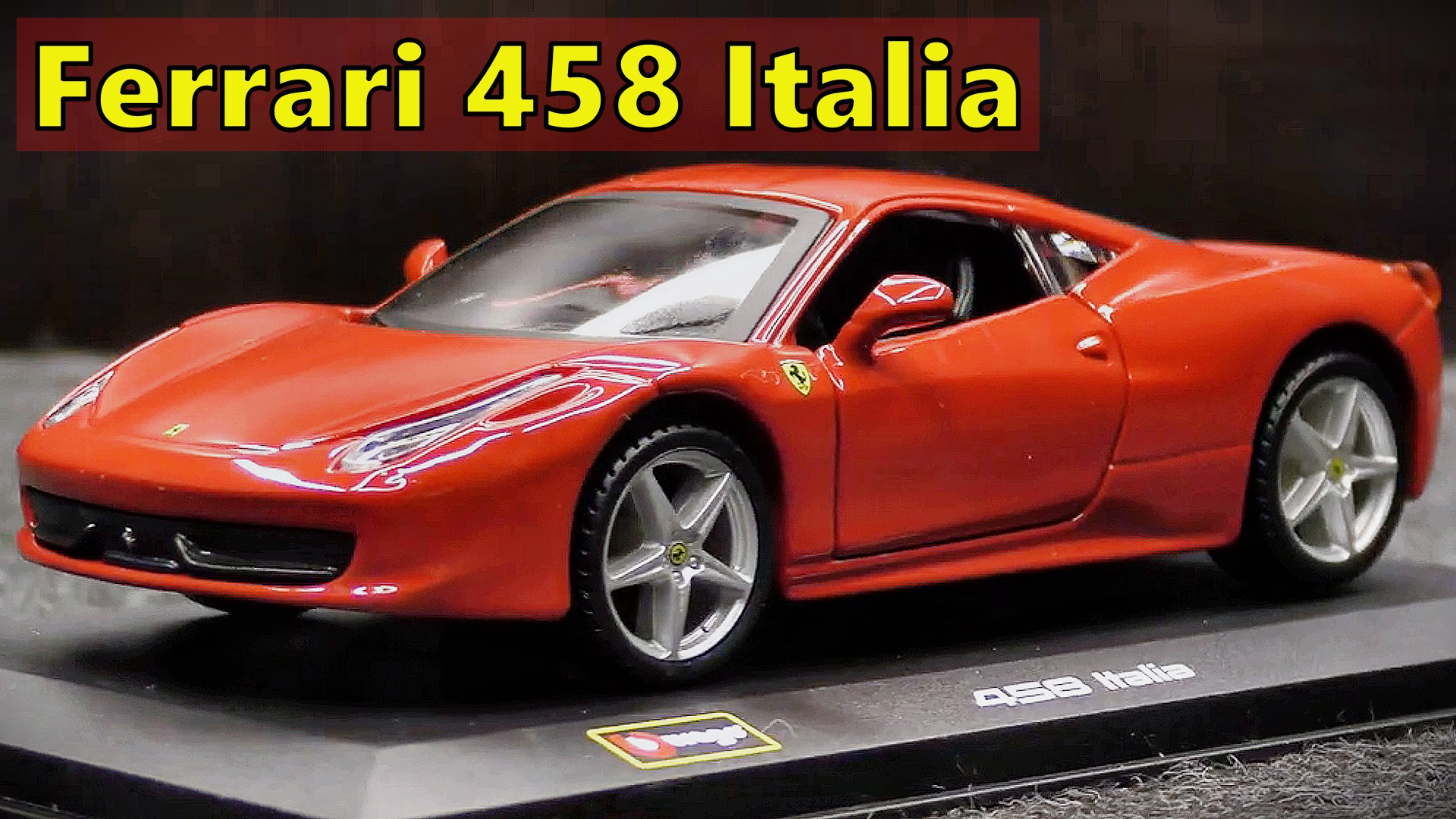 Ferrari 458 Italia Модель машины Масштаб 1:32 bburago Мини-копия автомобиля