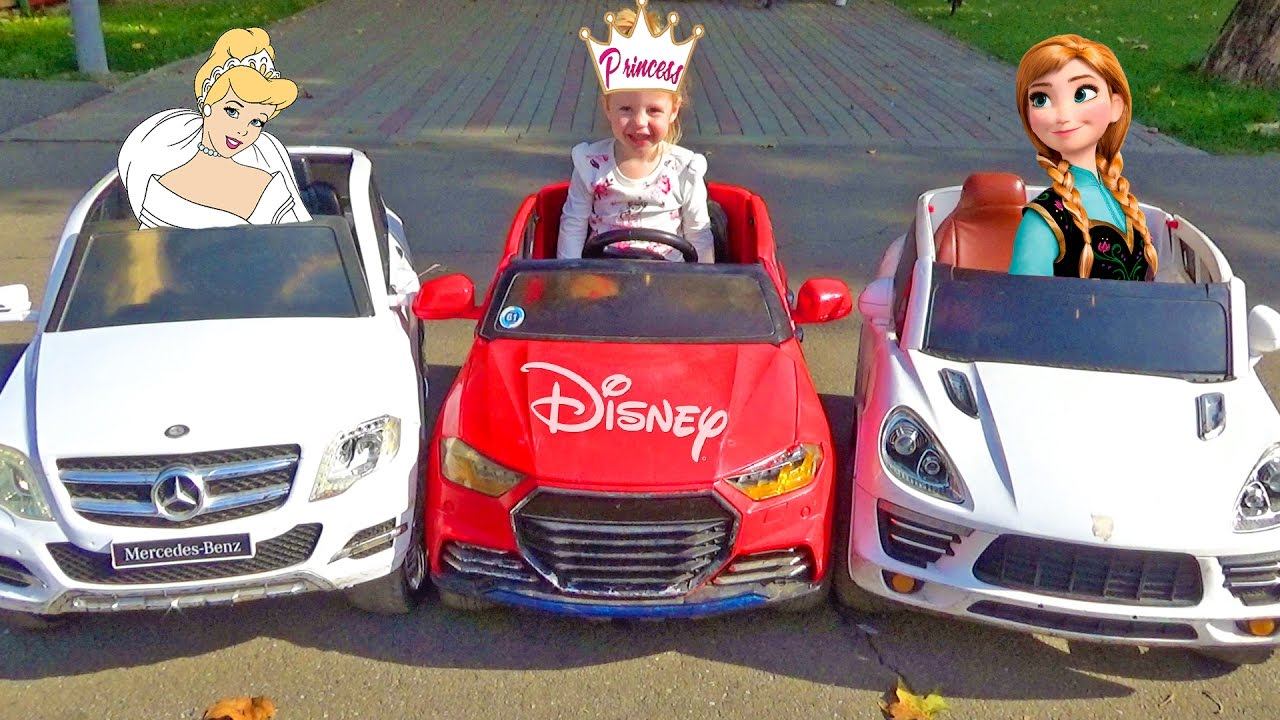 Принцессы Диснея и супер машины - Видео для девочек / Disney Princess Play for girls