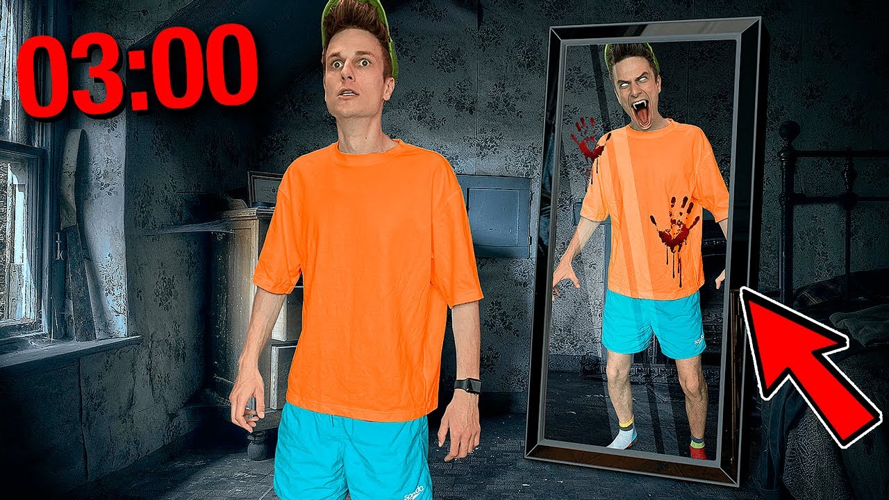 никогда не отворачивайся от зеркала в 3:00 часа ночи !!!