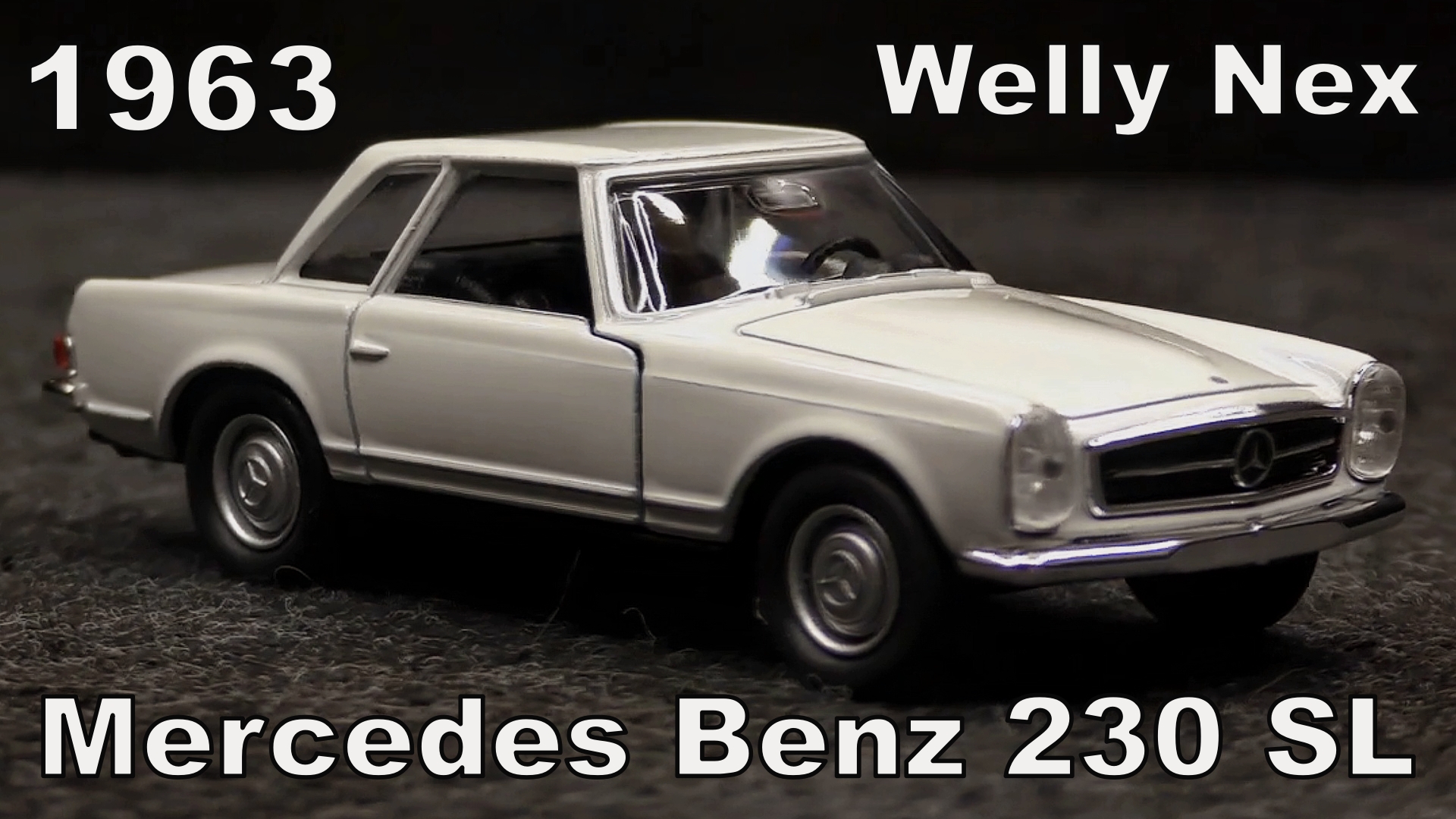 Mercedes Benz 230 SL / Масштаб 1:36 / 1963 Welly Nex / Масштабная модель автомобиля