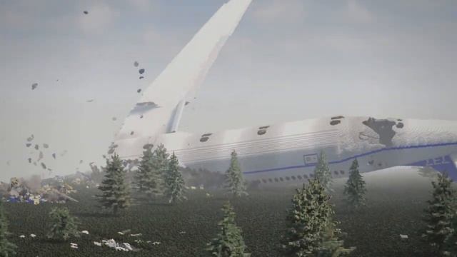 Крушение Боинга 737 на мосту - Реалистичная авиакатастрофа! Teardown