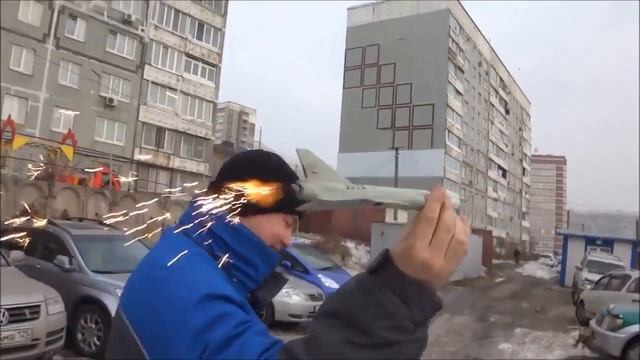 Самодельный самолет с реактивным двигателем