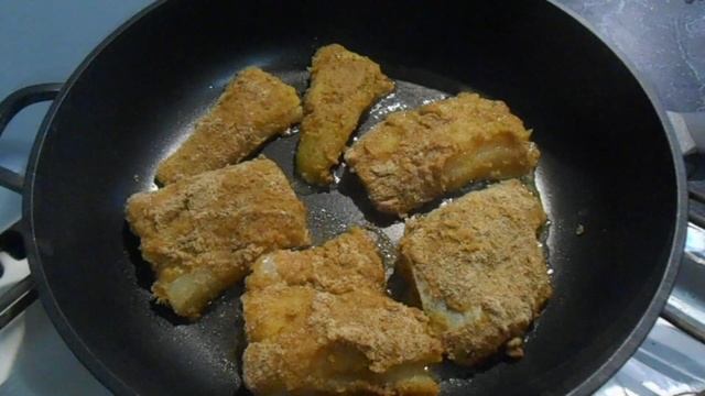 Нежный и сочный МИНТАЙ! Филе минтая, жареное в панировке.