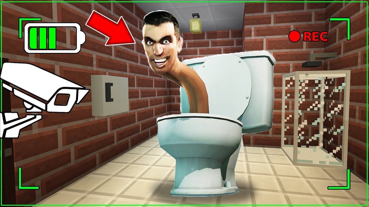 Заснял СКИБИДИ ТУАЛЕТ на скрытые камеры в МАЙНКРАФТ ! SKIBIDI TOILET MEME MINECRAFT