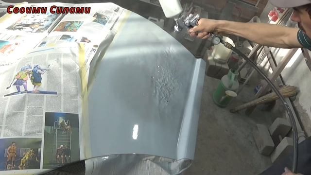 Эпоксидный грунт перед шпатлеванием.