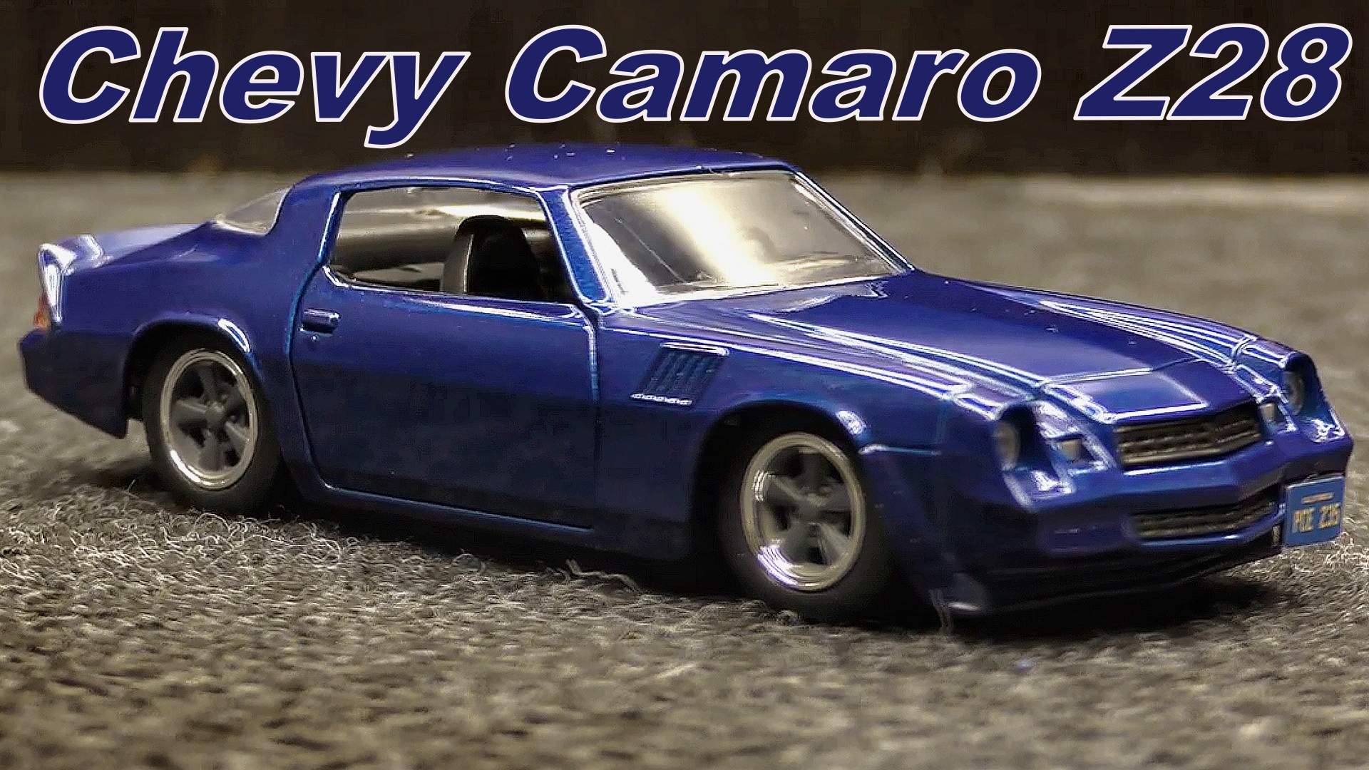 Chevy Camaro Z28 Модель машины Масштаб 1:32 Stranger Things Мини-копия автомобиля