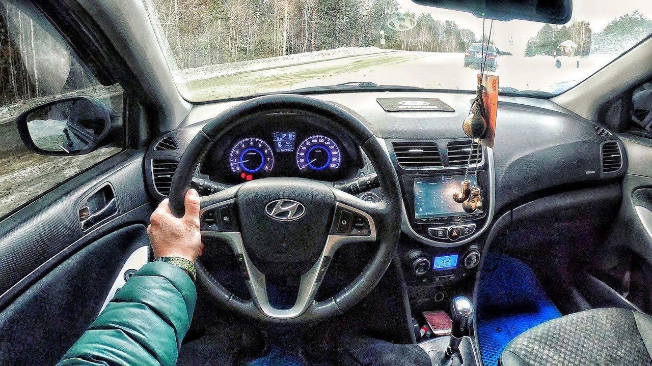 2012 Hyundai Solaris 1.6 AT - POV TEST DRIVE