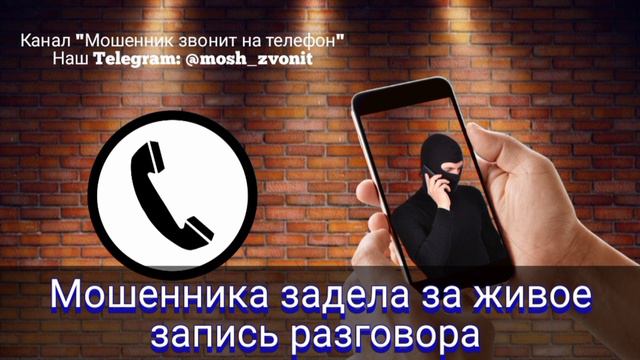 Мошенника задела за живое запись разговора