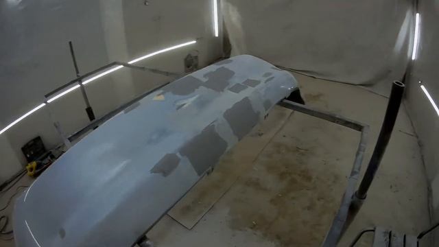 шпаклюем пластик,как вывести форму,ремонт бампера вторая часть