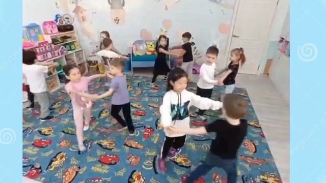 Зарядка с Чик-чик."Заводной танец" Детский сад "Умка" Алматы