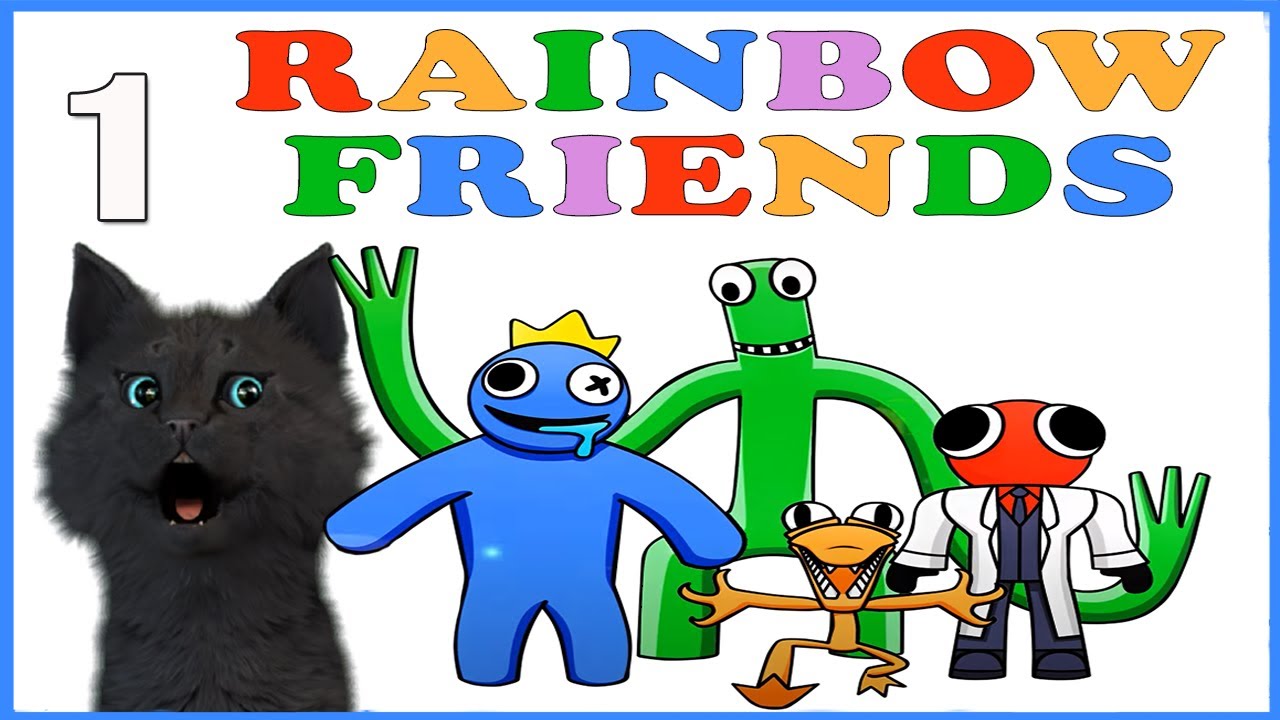 Супер Кот встретил РАДУЖНЫХ ДРУЗЕЙ РОБЛОКС ? Roblox #1