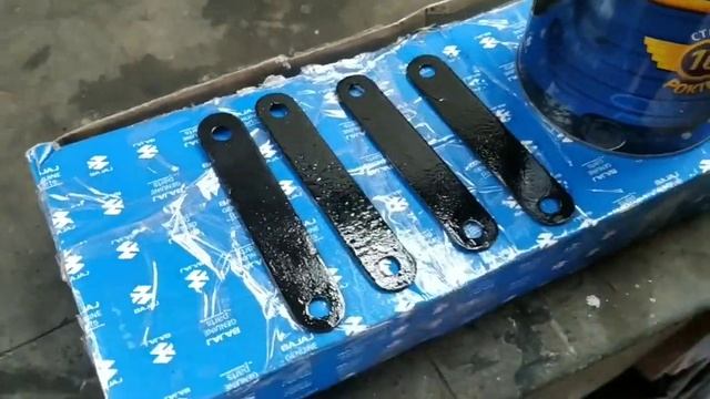 Замена штатного переднего крыла Bajaj Boxer BM-150X "Тайсон" на крыло от Вайпера 150.