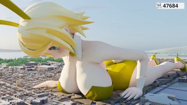 Giantess Bunny Rin