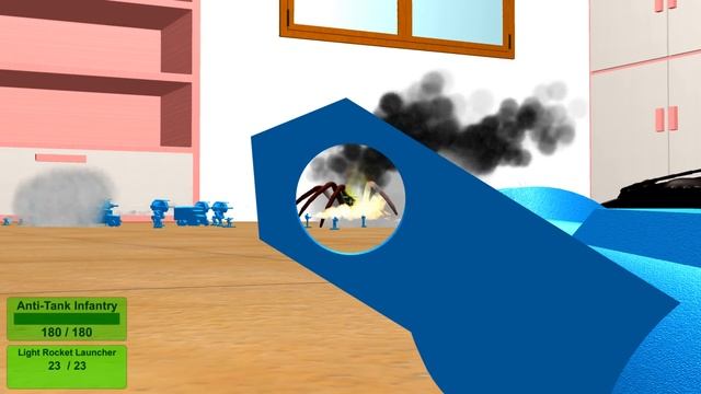 ТАНКИ - ПУШКИ против ОГРОМНЫХ ЖУКОВ! Игра Home Wars