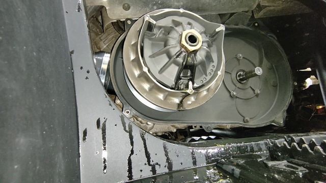 Квадроцикл РМ-800, дефектовка вариатора