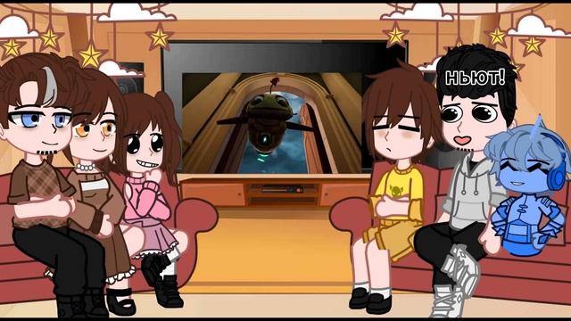 [русс}Реакция родителей сайтамы на "С НАСТУПАЮЩИМ ЛЫСЫМ ГАДОМ!"?ВАЛЕРА|||gacha reaction|||