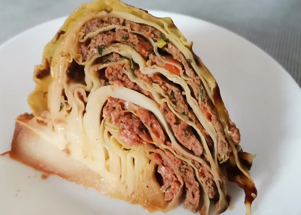 МНОГО, ДЁШЕВО И ВКУСНО! Фаршированная капуста целиком запеченая в духовке.