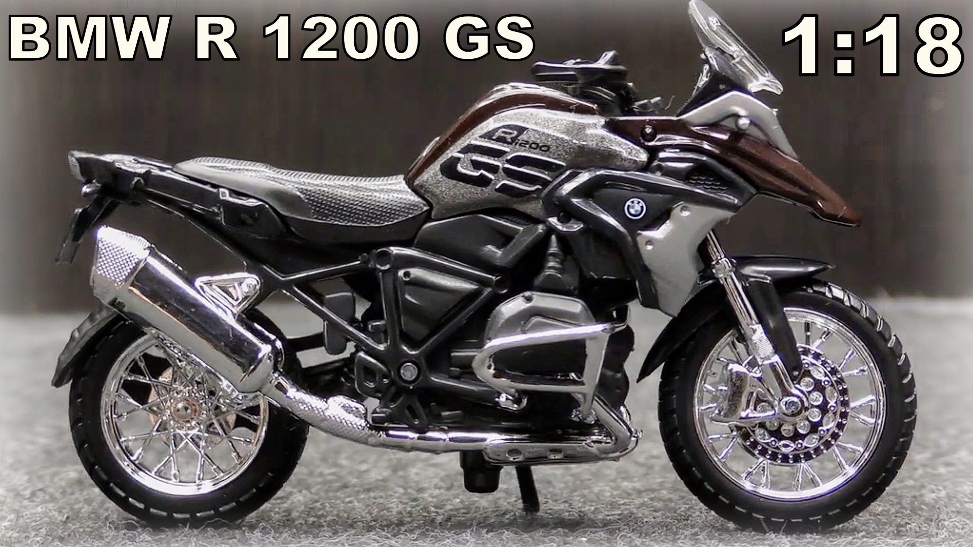 BMW R 1200 GS / Масштаб 1:18 / Maisto / Масштабная модель мотоцикла
