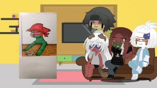 [Countryhumans]Реакция персонажей комикса "Щенок" на оригинал.?(3/3)