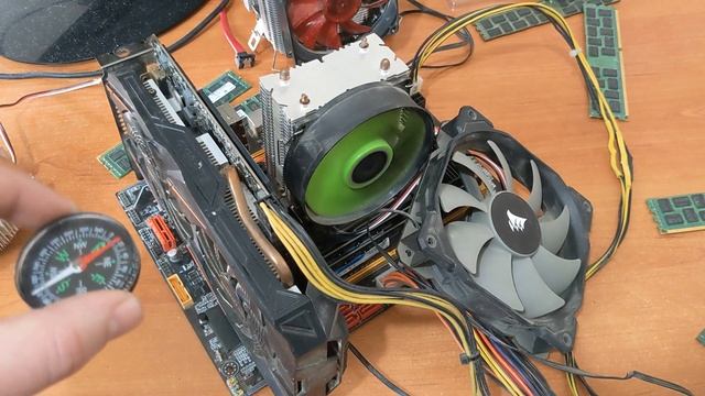 Супер ДЕШЕВЫЙ ПК Intel Xeon E5 2670 v2 LGA 2011 2*4gb DDR3 GTX 1060 + Материнка NoName x79 \\ ИГРЫ