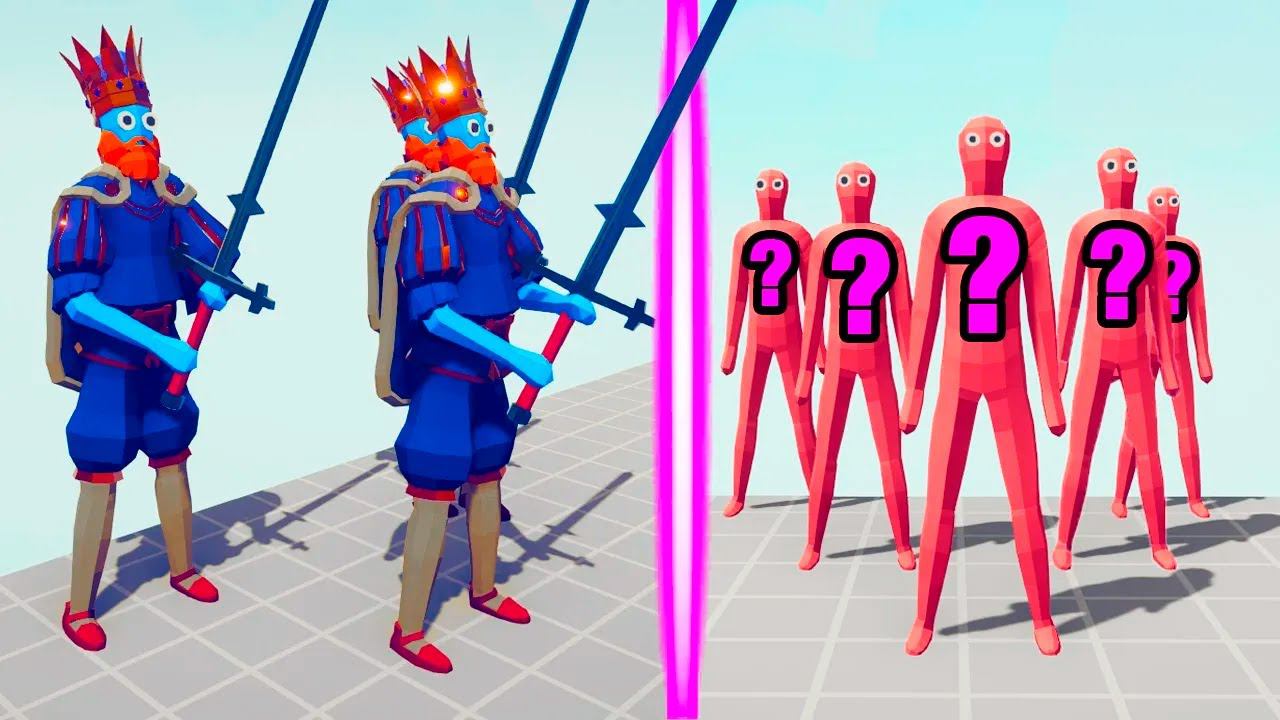 KING TEAM vs RANDOM TEAM | TABS - Totally Accurate Battle Simulator