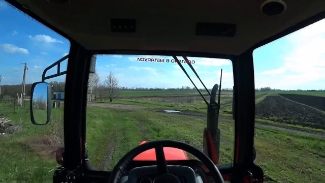 НА НОВОМ ТРАКТОРЕ СРАЗУ В ПОЛЕ