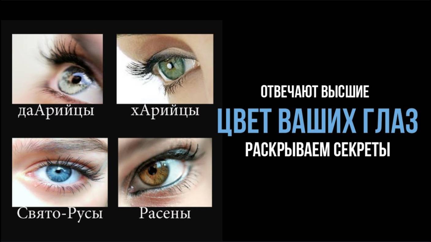 ЦВЕТ ВАШИХ ГЛАЗ: РАСКРЫВАЕМ СЕКРЕТЫ. ОТВЕЧАЮТ ВЫСШИЕ