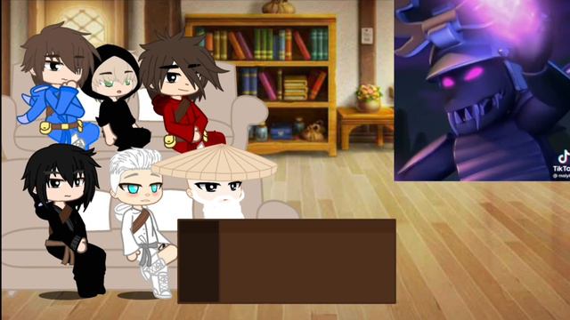 lego ninjago reaction to lloyd.(Реакция Лего ниндзяго на Ллойда)