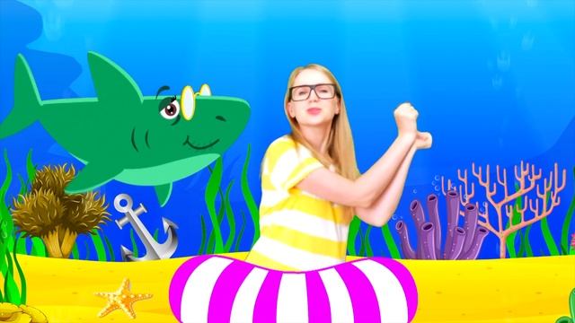 Акулёнок Малыш детская танцевальная песенка | Baby shark Dance