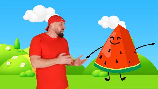 Синий трактор - песенка про фрукты.