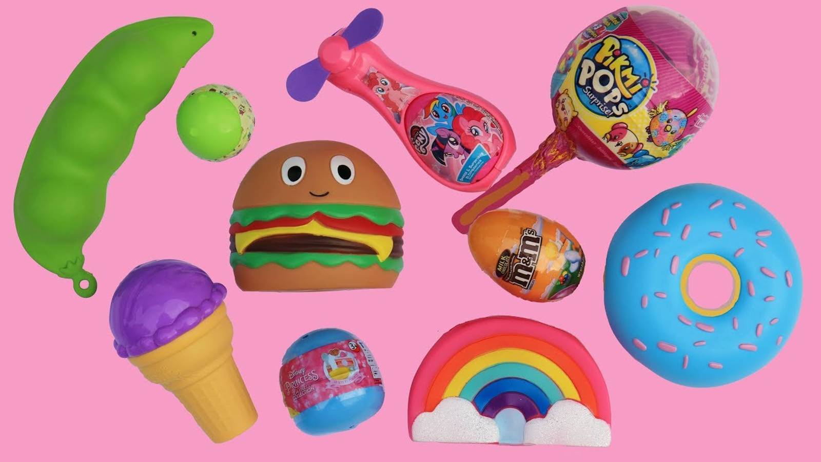 Мультики для детей 🚀 Игрушка-сюрприз. Pikmi Pops и гигантского леденца, MLP, Минни Маус,