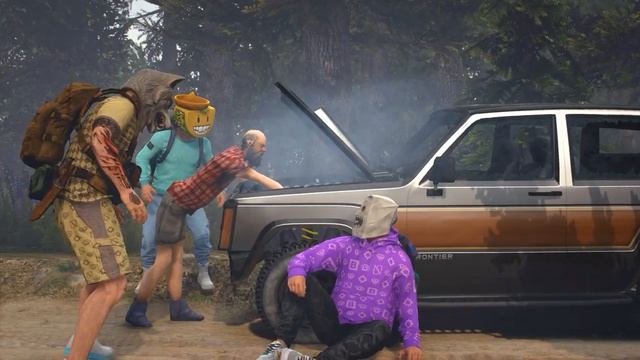 ЗА МНОЙ ОХОТИТЬСЯ СОНИК ПОЖИРАТЕЛЬ В ГТА 5 ! - 24 ЧАСА СПАСАЮСЬ В GTA 5