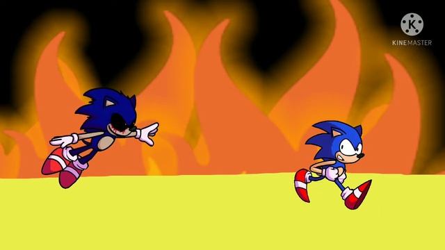 confronting yourself (sonic.exe vs Sonic)