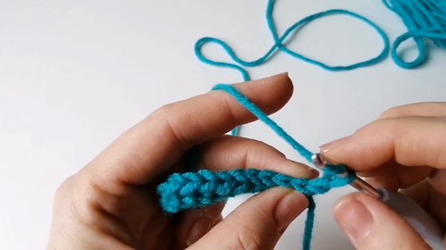 Английская резинка крючком