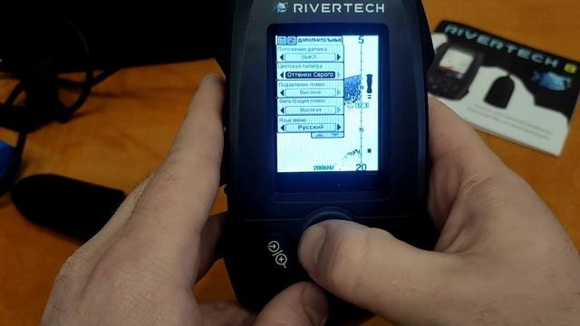 ЭХОЛОТ ДЛЯ ЗИМНЕЙ РЫБАЛКИ!!!Обзор эхолота RIVERTECH 8.