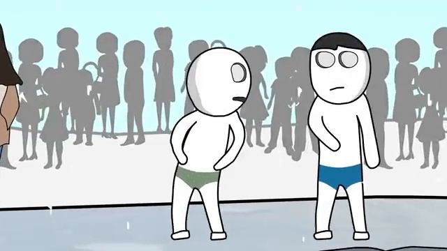 Как я ГОЛЫМ бегал Зимой (анимация)