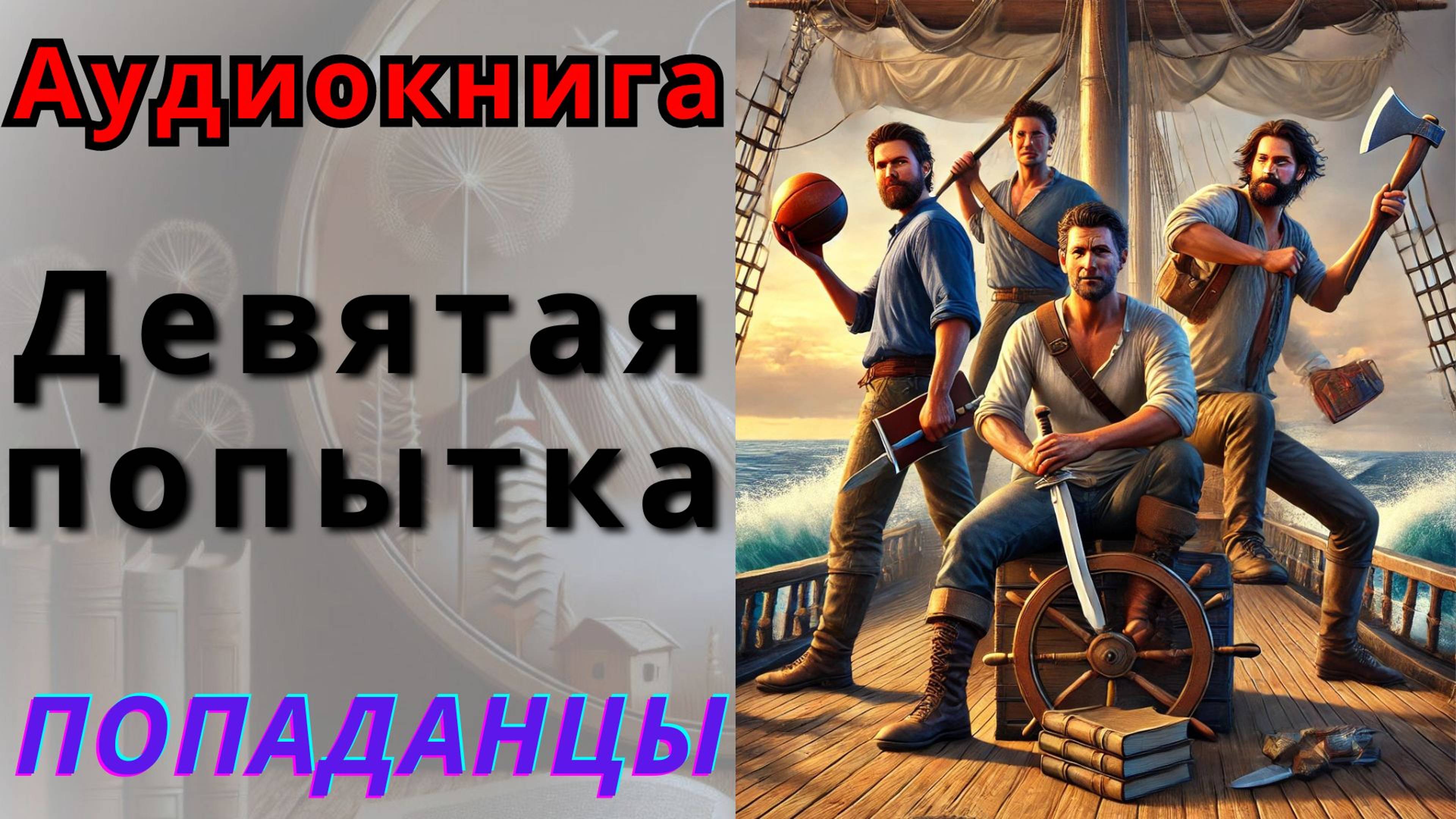 Аудиокнига Девятая попытка. ПОПАДАНЦЫ