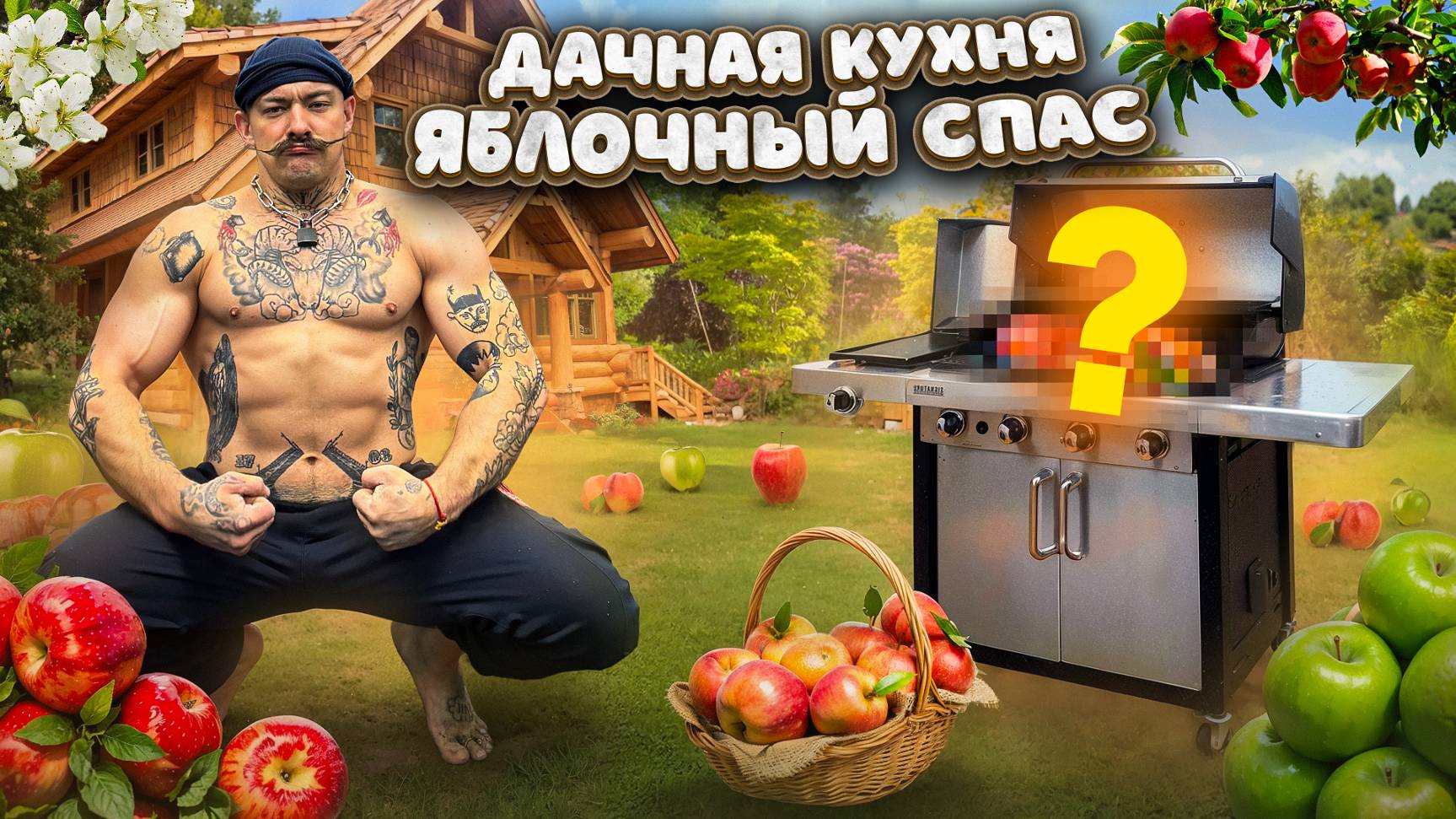 ДАЧНАЯ КУХНЯ С БЛУДОМ | ЯБЛОЧНЫЙ СПАС