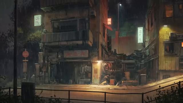 bgm - дождь в осака