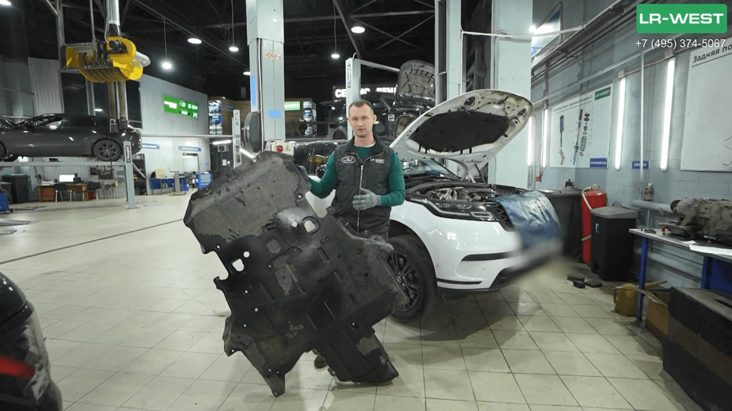 Как предотвратить течь масла на Range Rover Velar с двигателем Ingenium 3.0?