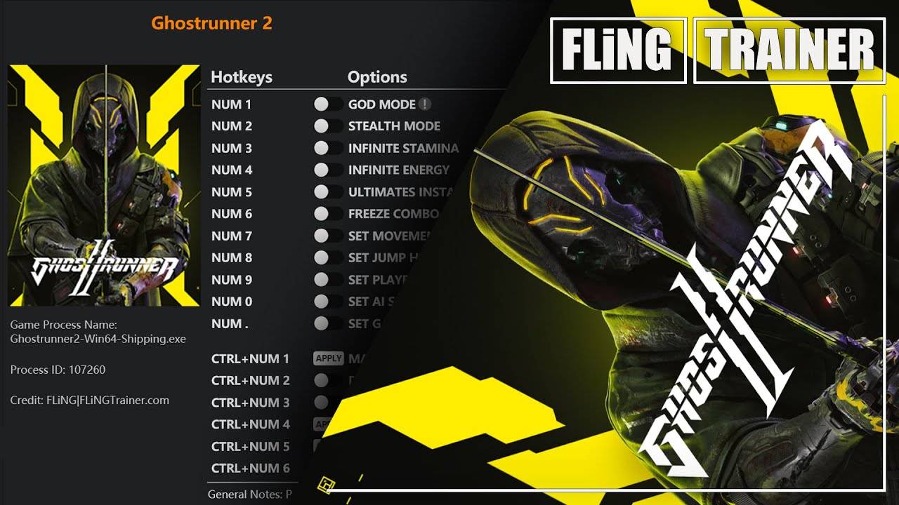 Ghostrunner 2 cheat Trainer FLiNG