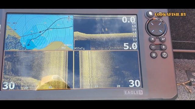 Обзор новинки Lowrance Eagle 9 HD - и сразу огромная щука!!!