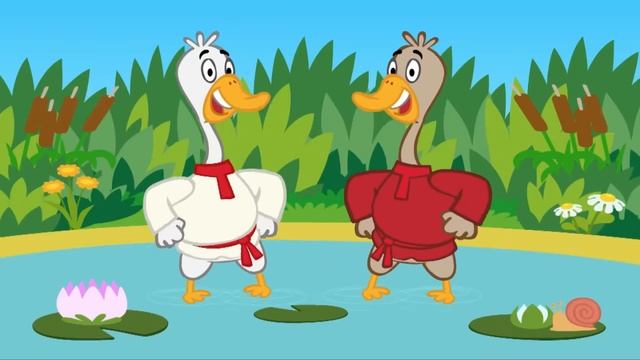 ❤️ ЖИЛИ У БАБУСИ 🦆 👵🏼 🦆 2 ВЕСЁЛЫХ ГУСЯ ❤️ ПОЛЕЗНАЯ ПЕСЕНКА ДЛЯ ДЕТЕЙ 👶🏼