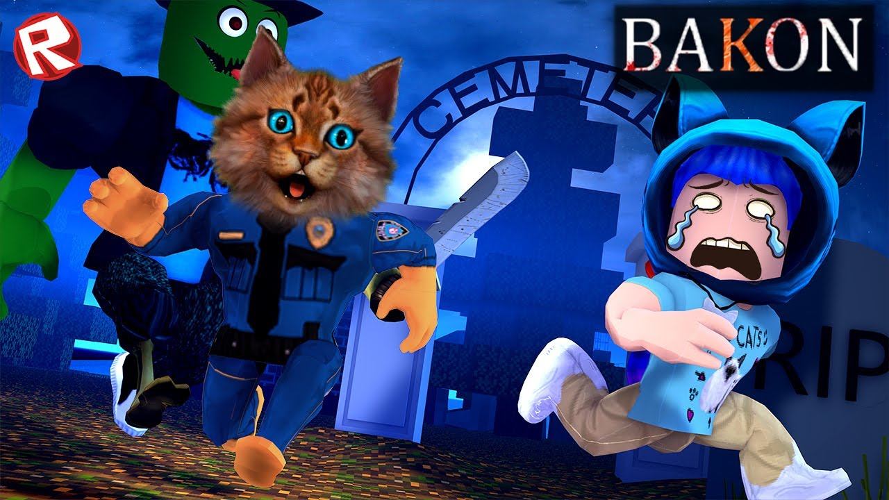 БЕКОН 8 ГЛАВА ПРОХОЖДЕНИЕ (Roblox Bacon chapter 8) Весёлый Кот и КОТЁНОК ЛАЙК