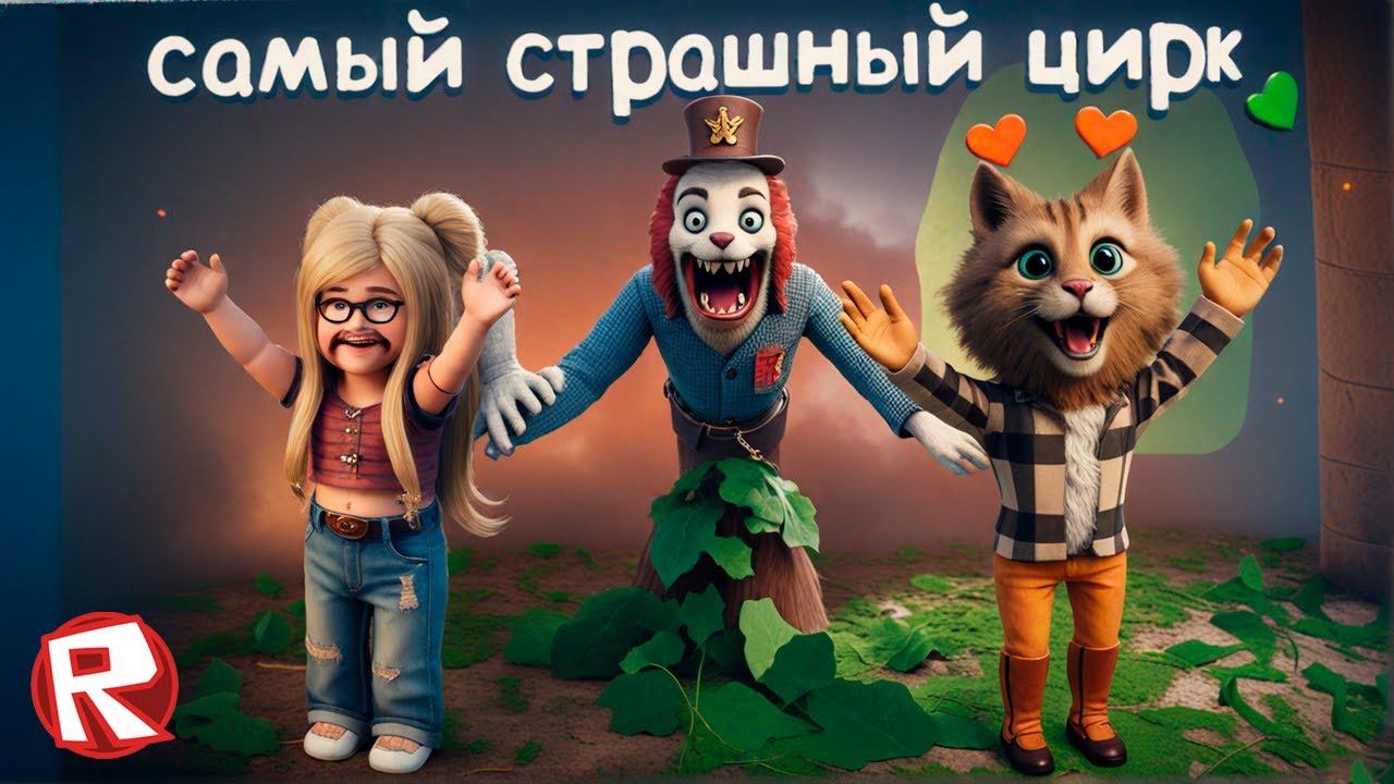 Я И МОЯ ДЕВУШКА ОТПРАВИЛИСЬ В САМЫЙ СТРАШНЫЙ ЦИРК в ROBLOX Circus Trip Страшная История в РОБЛОКС