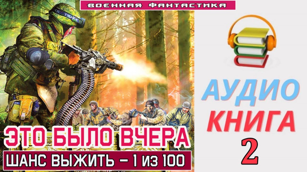 #Аудиокнига. «ЭТО БЫЛО ВЧЕРА -2! Шанс выжить – 1 из 100». КНИГА 2. #Попаданцы#БоеваяФантастика